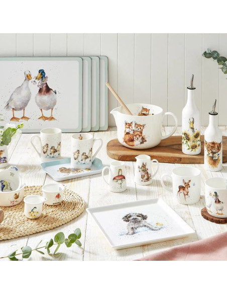 Drzemiący Pies i Króliki – Kubek Porcelanowy 310 ml