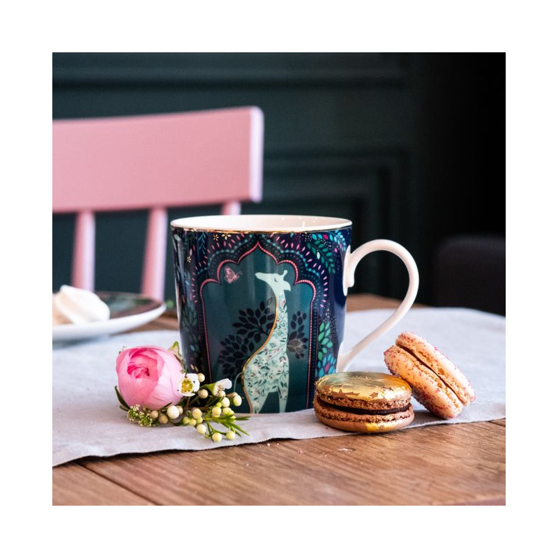 India Żyrafa – Kubek Porcelanowy 