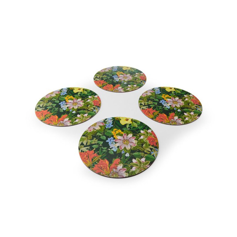 Kwiaty Podkładki Okrągłe Duże Premium...