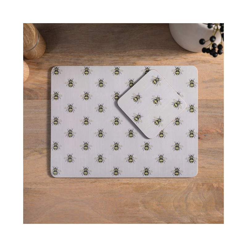 Pszczoły Podkładki Małe Premium – 4 szt.