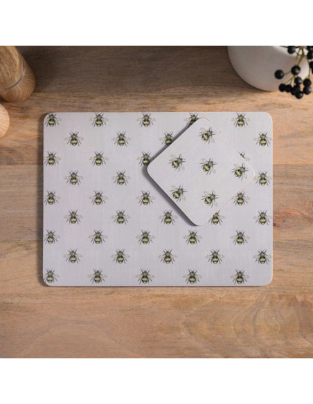 Pszczoły Podkładki Małe Premium – 4 szt.