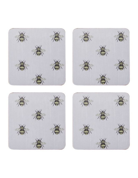 Pszczoły Podkładki Małe Premium – 4 szt.