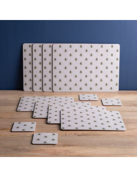 Pszczoły Podkładki Małe Premium – 4 szt.