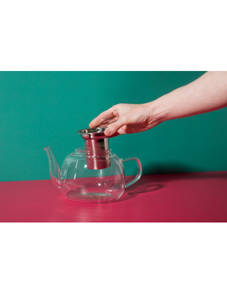 Szklany Dzbanek z Zaparzaczem i Pokrywką La Cafetière Rialto – 4 Filiżanki, 1,2 L