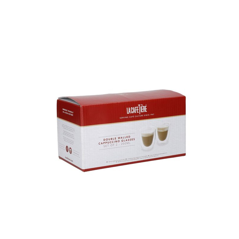 Zestaw 2 Filiżanek Cappuccino La...