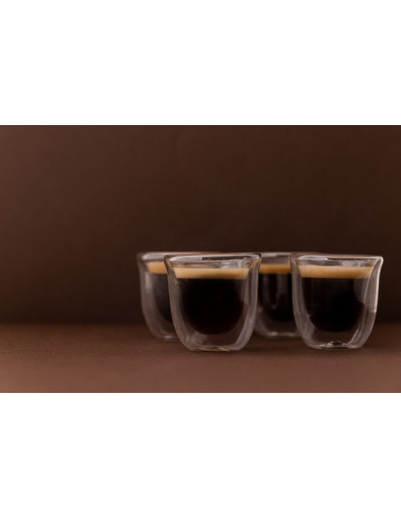 Zestaw 4 Filiżanek Espresso La Cafetière z Podwójnymi Ściankami