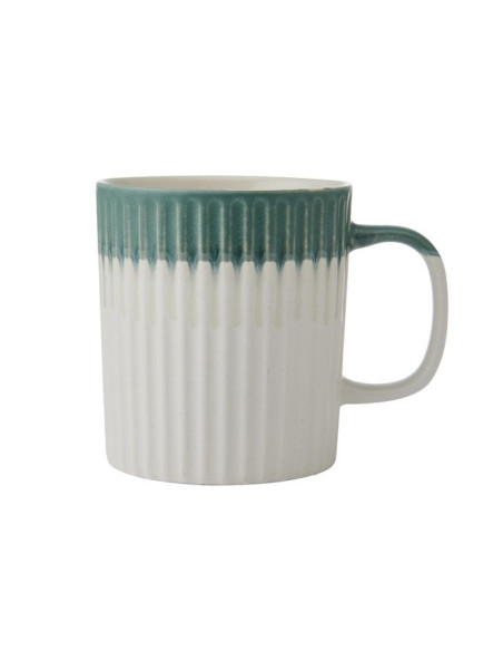 Mikasa, Kubek Kamionkowy Teksturowany Zielony – 410 ml