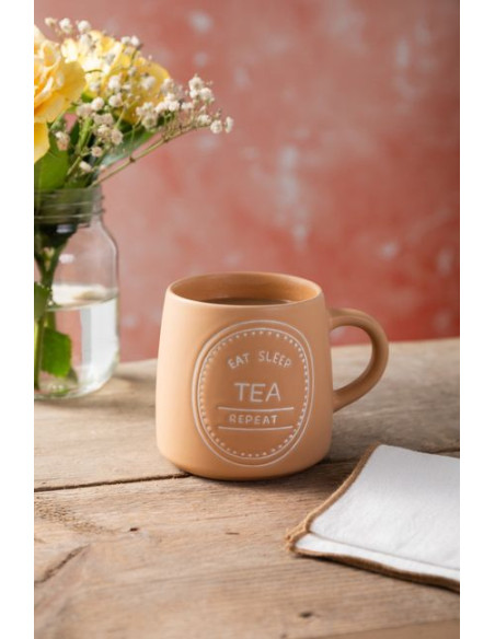 Mikasa, Kubek Kamionkowy Eat Sleep Tea Repeat – 400 ml