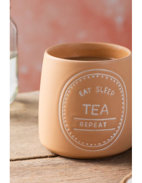 Mikasa, Kubek Kamionkowy Eat Sleep Tea Repeat – 400 ml