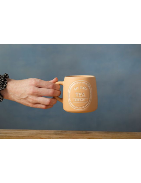 Mikasa, Kubek Kamionkowy Eat Sleep Tea Repeat – 400 ml