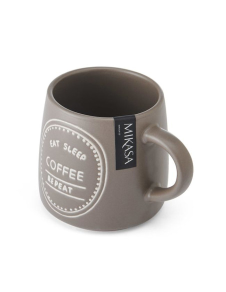 Mikasa, Kubek Kamionkowy Eat Sleep Coffee Repeat – 400 ml