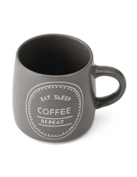 Mikasa, Kubek Kamionkowy Eat Sleep Coffee Repeat – 400 ml