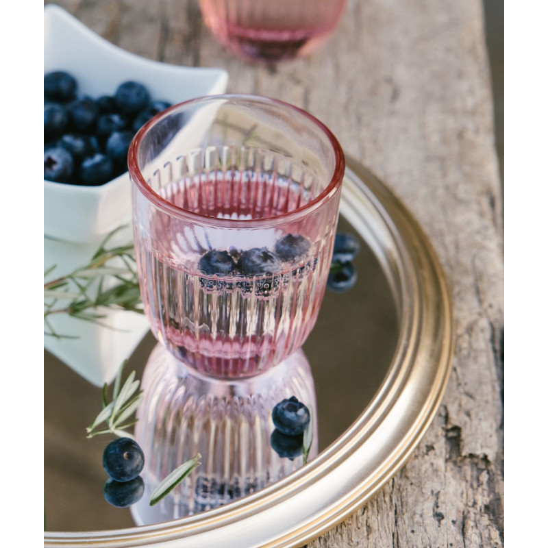 Ouessant Szklanka Różowa 240 ml