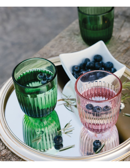 Ouessant Szklanka Różowa 240 ml