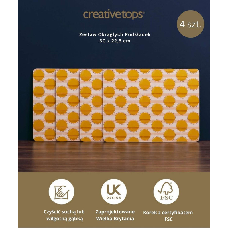 Kropki Podkładki Średnie Premium  – 4...