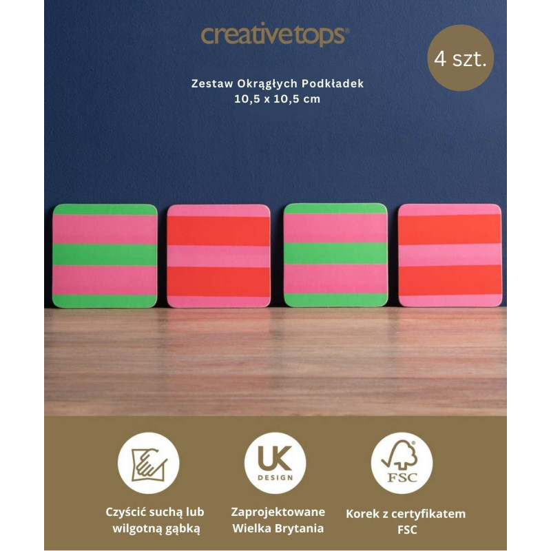 Paski Podkładki Małe Premium – 4 szt.