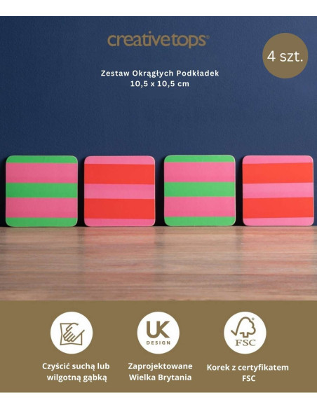 Paski Podkładki Małe Premium – 4 szt.