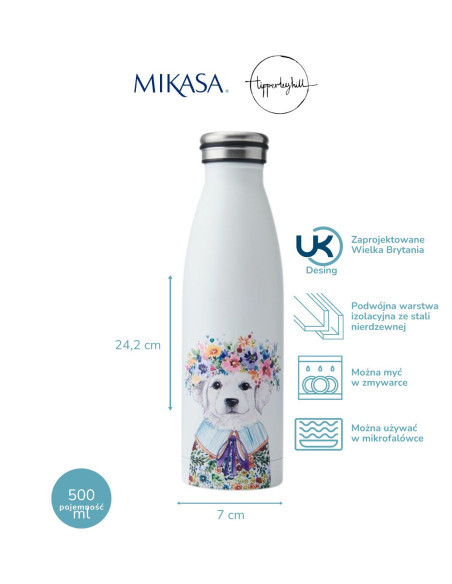 Mikasa Tipperleyhill, Butelka Termiczna Szczeniak – 500 ml