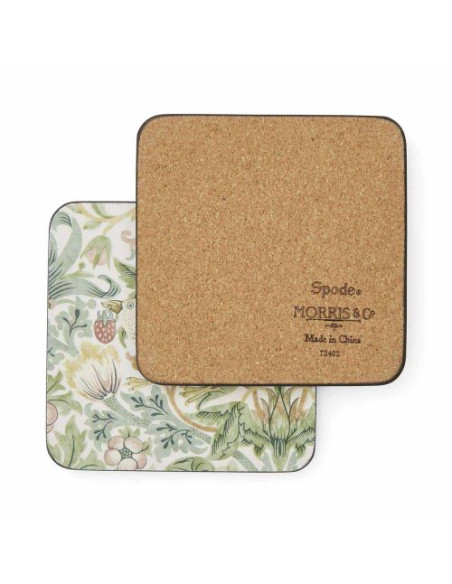 Morris & Co. Ptak w Truskawkach, Podkładki Małe – 6 szt.