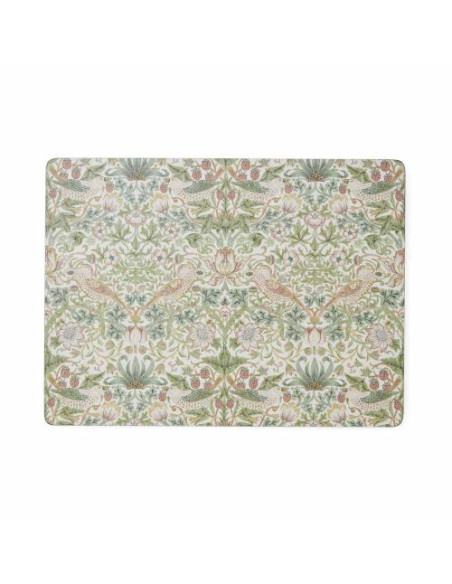 Morris & Co. Ptak w Truskawkach, Podkładki Duże – 4 szt.