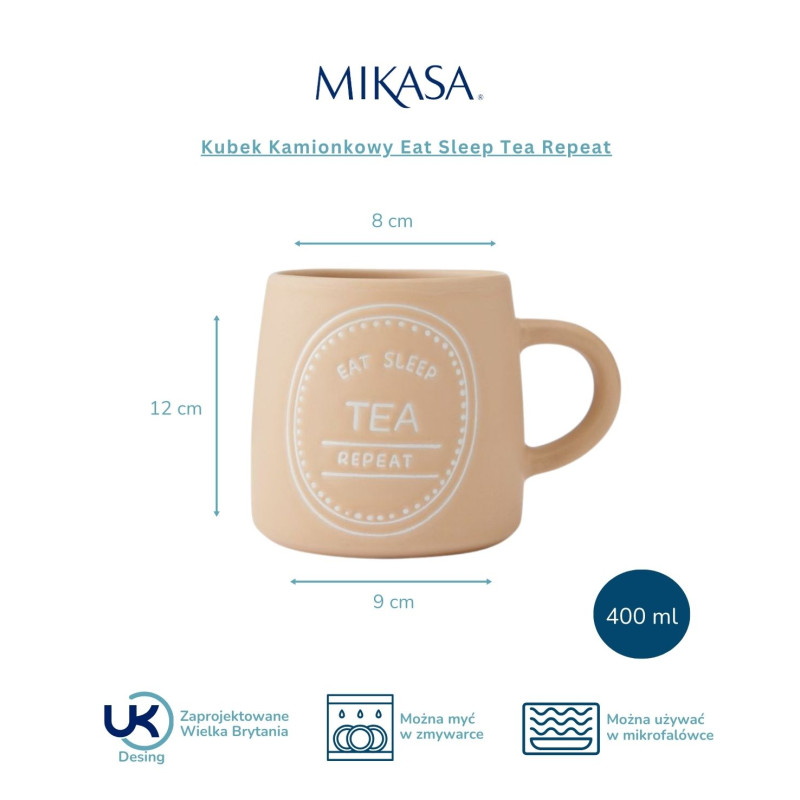 Mikasa, Kubek Kamionkowy Eat Sleep...