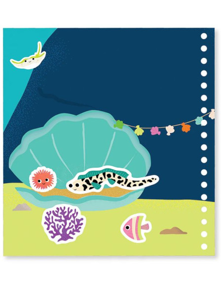 Ocean Magiczna Kolorowanka Wodna z Zadaniami