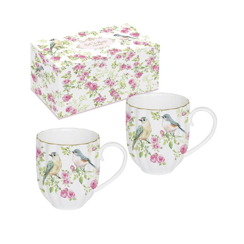 Wiosna – Zestaw Kubków Porcelanowych...