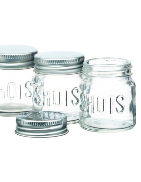 Szklane słoiki na napoje BarCraft Mini