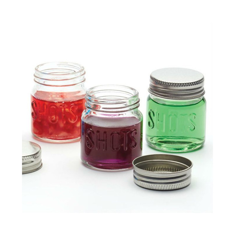 Szklane słoiki na napoje BarCraft Mini