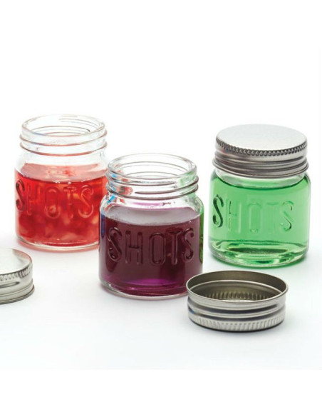 Szklane słoiki na napoje BarCraft Mini