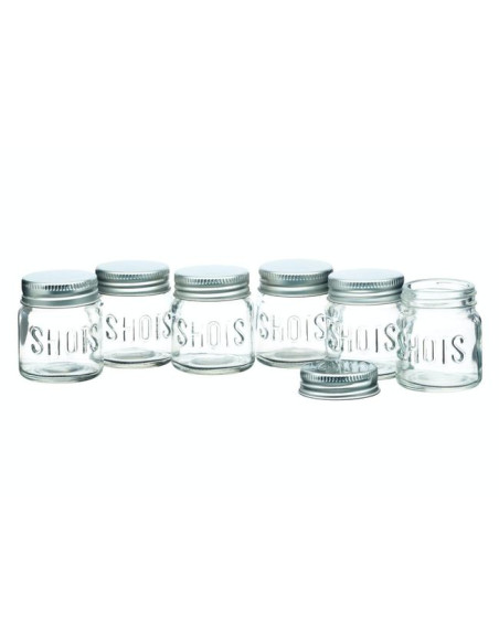 Szklane słoiki na napoje BarCraft Mini