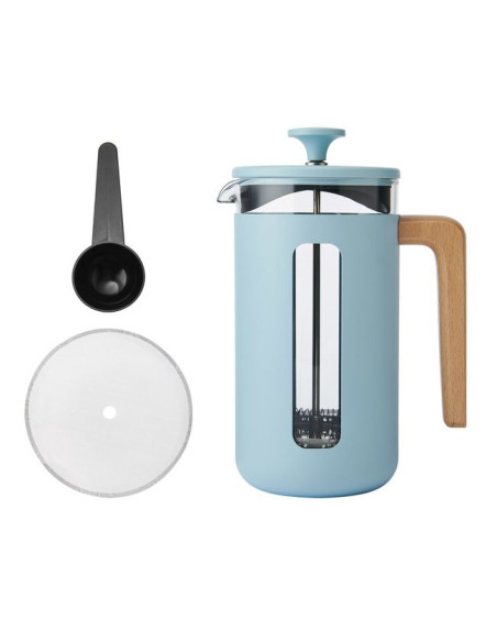 Zaparzacz do Kawy Typu French Press La Cafetière Pisa na 8 filiżanek, kolor błękitny
