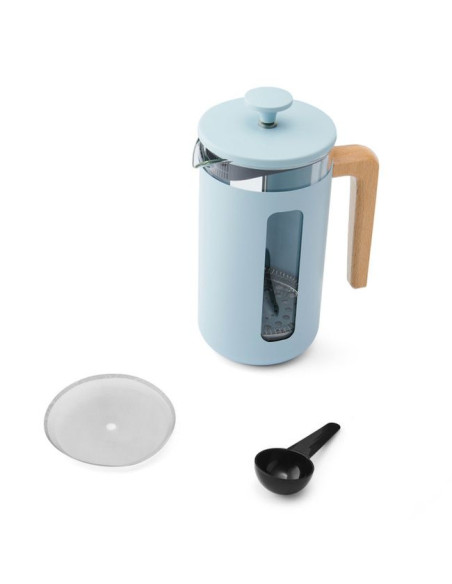 Zaparzacz do Kawy Typu French Press La Cafetière Pisa na 8 filiżanek, kolor błękitny