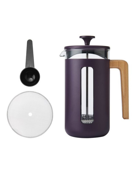 Zaparzacz do Kawy Typu French Press La Cafetière Pisa na 8 filiżanek, kolor fioletowy