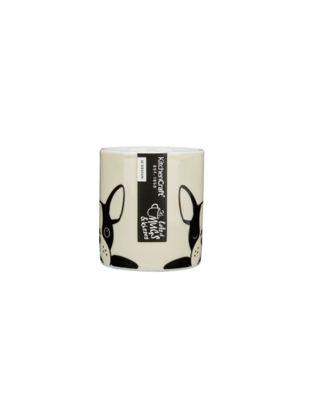 Espresso porcelanowa filiżanka z buldogiem francuskim 80 ml