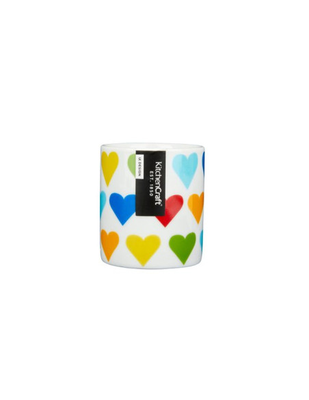 Espresso porcelanowa filiżanka z sercami, 80 ml
