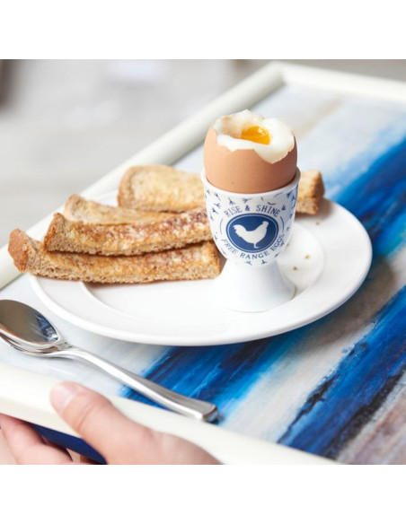 Porcelanowy kieliszek na jajko Traditional Blue Hen