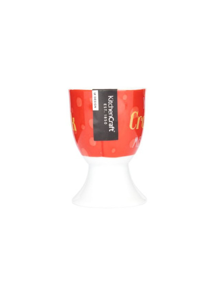 Porcelanowy kieliszek na jajko "You crack me up"