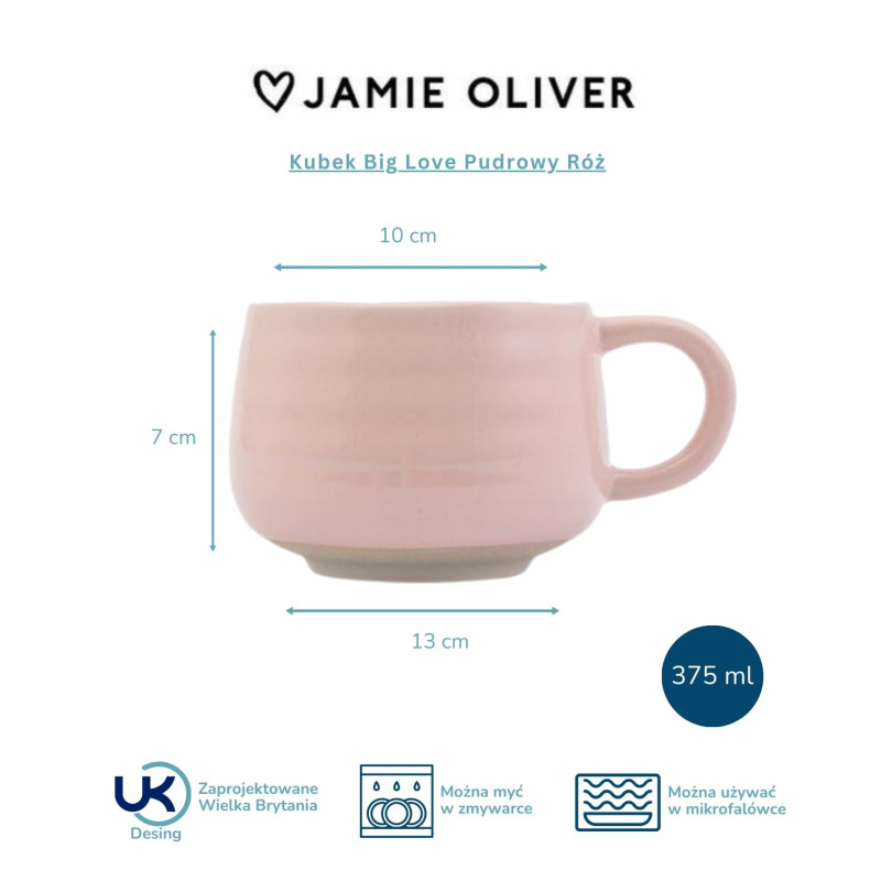 Jamie Oliver Kubek Big Love Pudrowy...