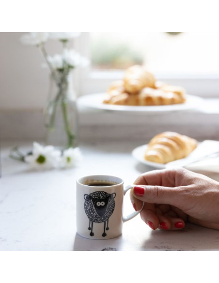 Espresso porcelanowa filiżanka Owca, 80 ml