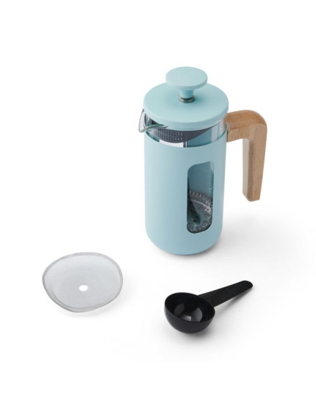 Zaparzacz do Kawy Typu French Press La Cafetière Pisa na 3 filiżanki, kolor błękitny