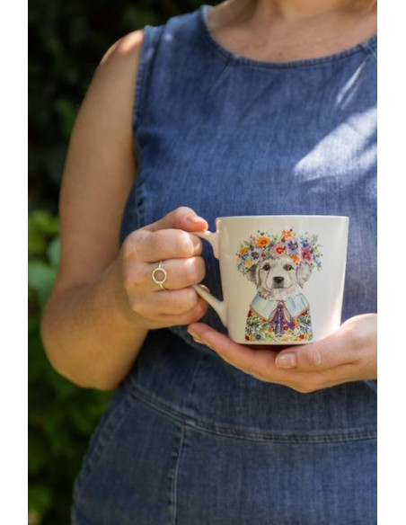 Mikasa Tipperleyhill, Kubek Porcelanowy Szczeniak - 380 ml