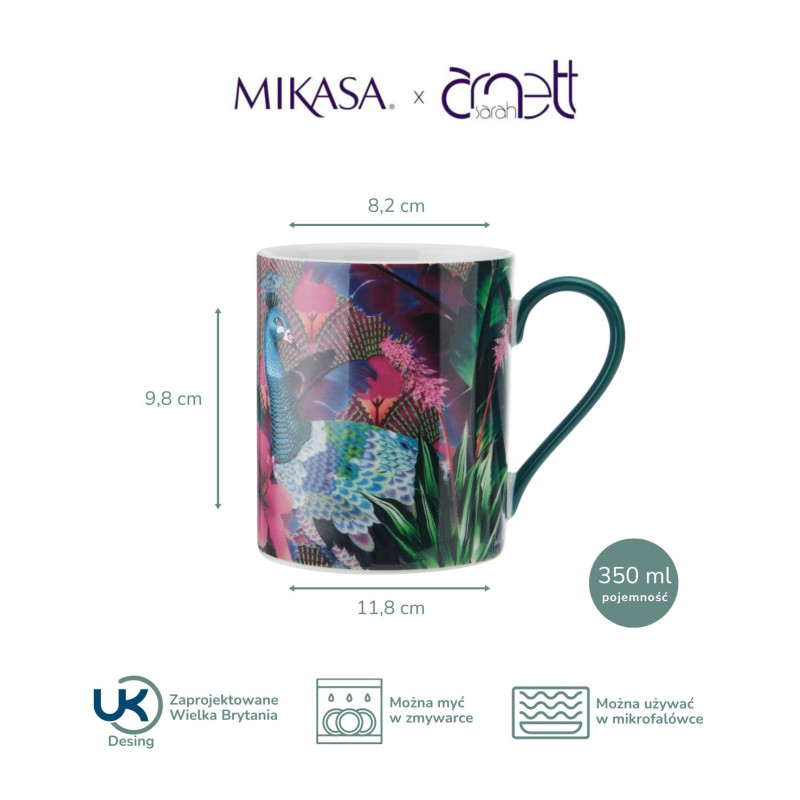 Mikasa Kubek porcelanowy Paw, 350 ml