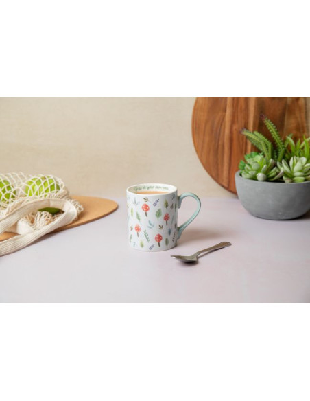 Mikasa, Kubek Porcelanowy Muchomory – 280 ml