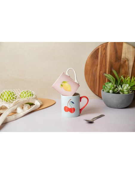 Mikasa, Kubek Porcelanowy Wiśnie – 280 ml