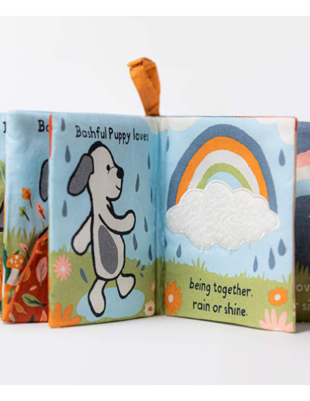 „Bashful Puppy Loves You” Książeczka Sensoryczna dla Dzieci