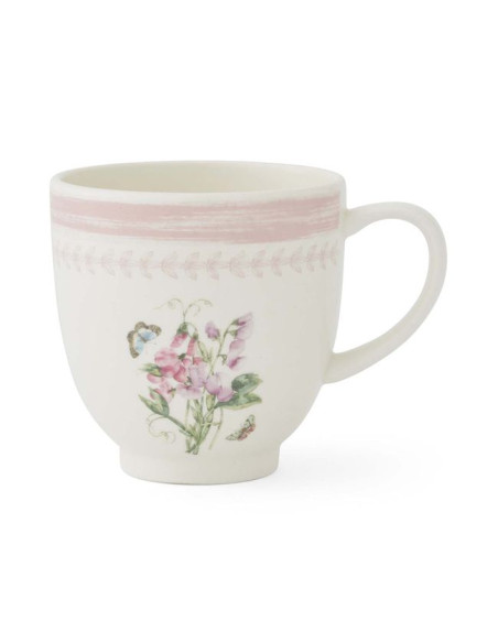 Kubek porcelanowy Kwiaty i Motyle 400 ml