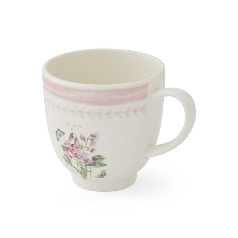 Kubek porcelanowy Kwiaty i Motyle 400 ml