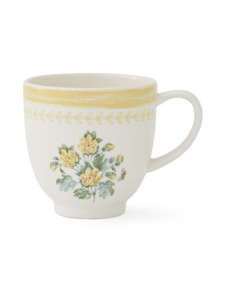 Zestaw Kubków porcelanowych Kwiaty i Motyle, 4 szt., 400 ml