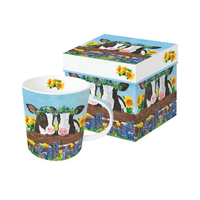 Krówki Kubek Porcelanowy w Ozdobnym...